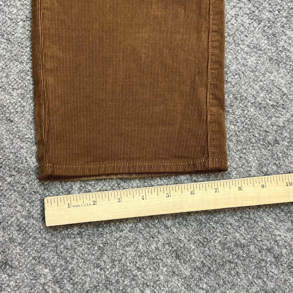 Peter Millar Pants Mens 38 Brown Corduroy Stretch Chino 5 Pocket Casual